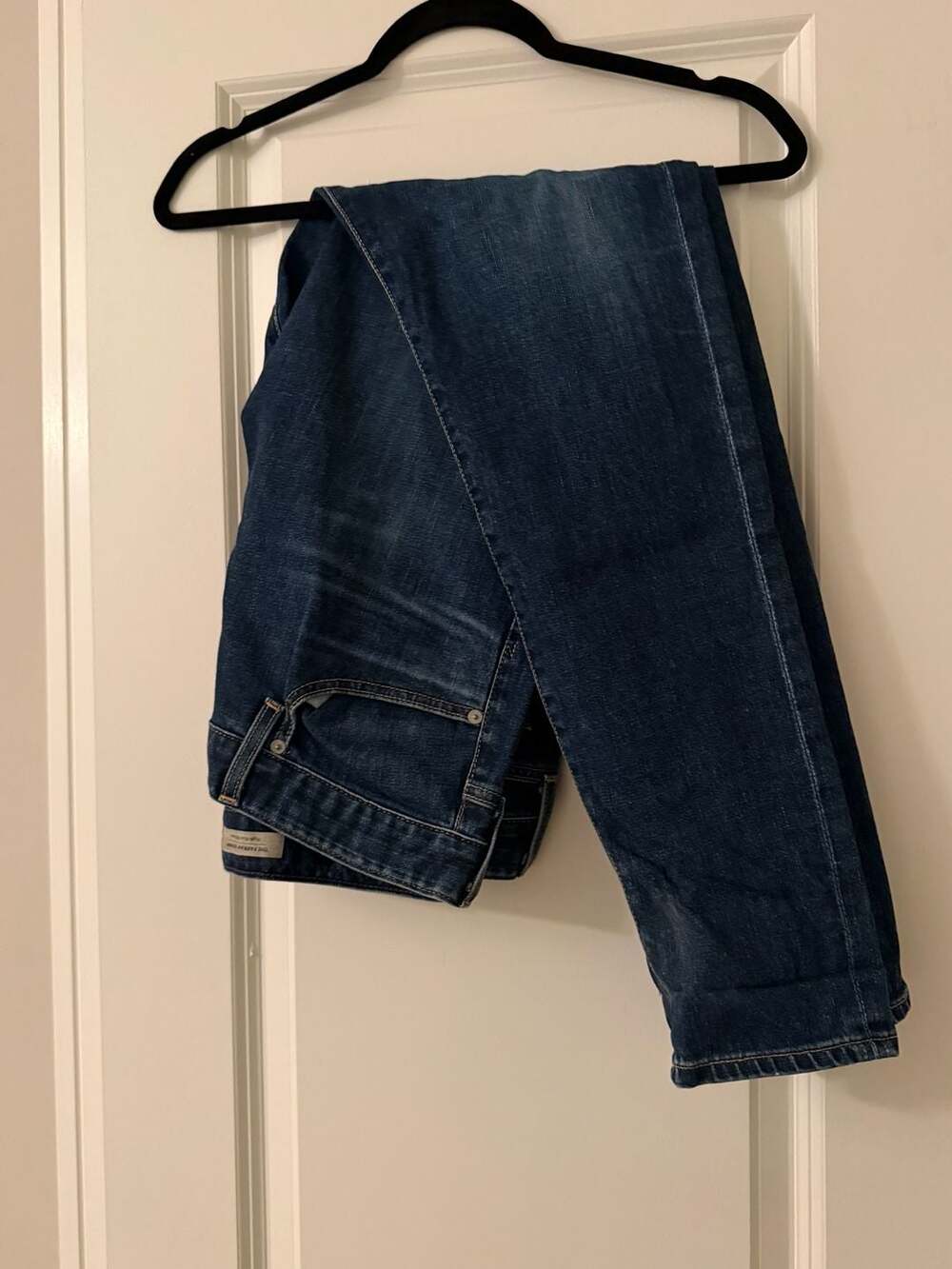 AG Adriano Goldschmied The Farrah Skinny High-Rise Skinny Jeans Blue Denim